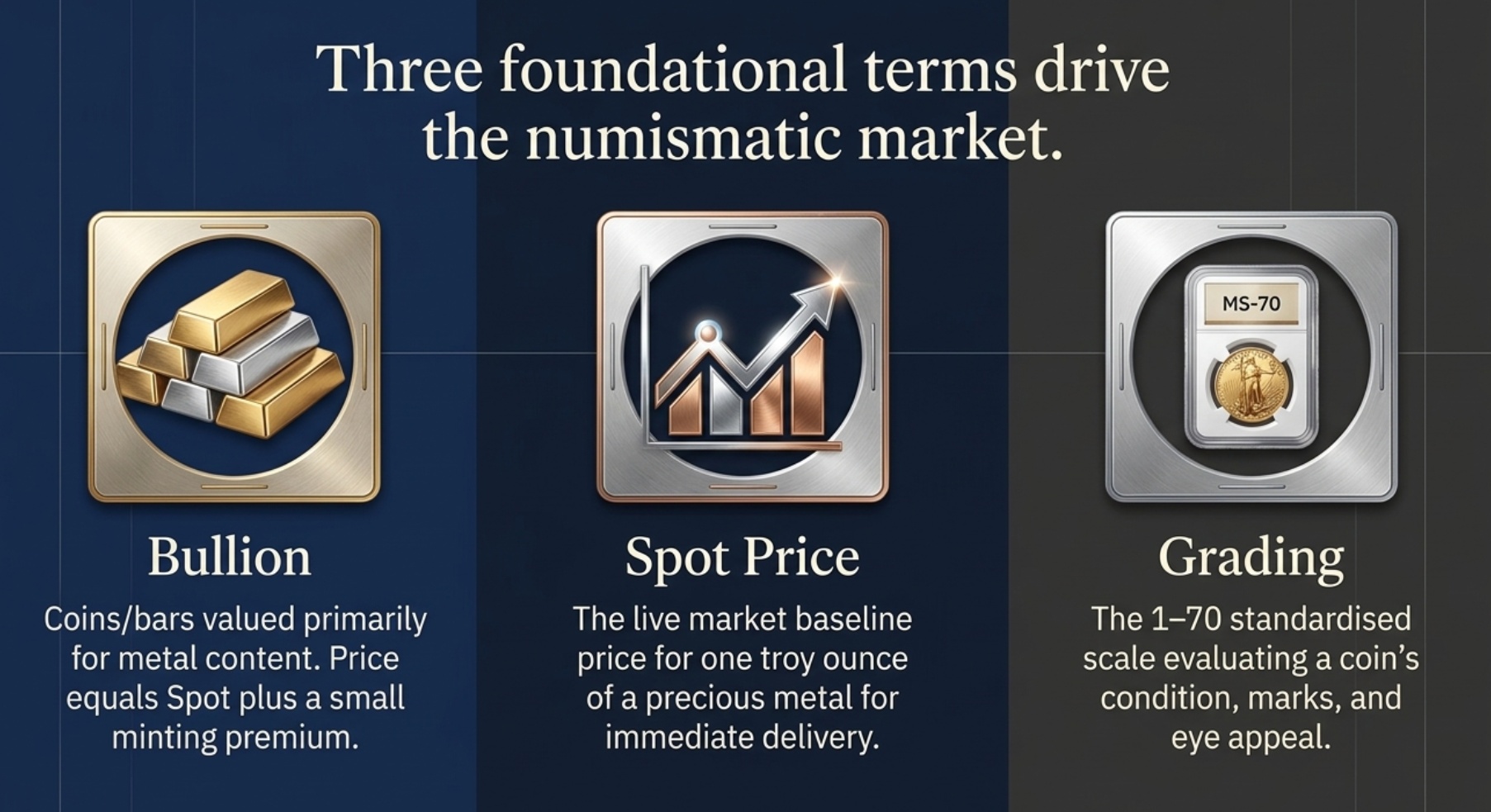 Core Definitions for New Phoenix & Peoria Coin Collectors