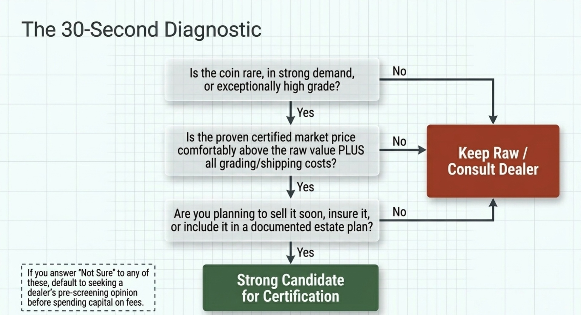 When Grading Makes Sense (In 30 Seconds)