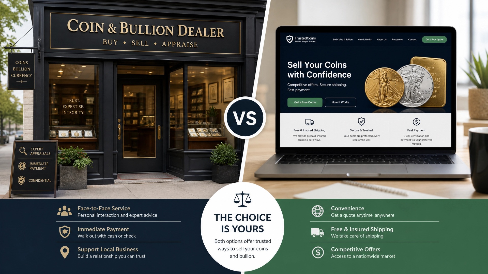 Pawn Shop vs Coin Dealer vs Online Buyer