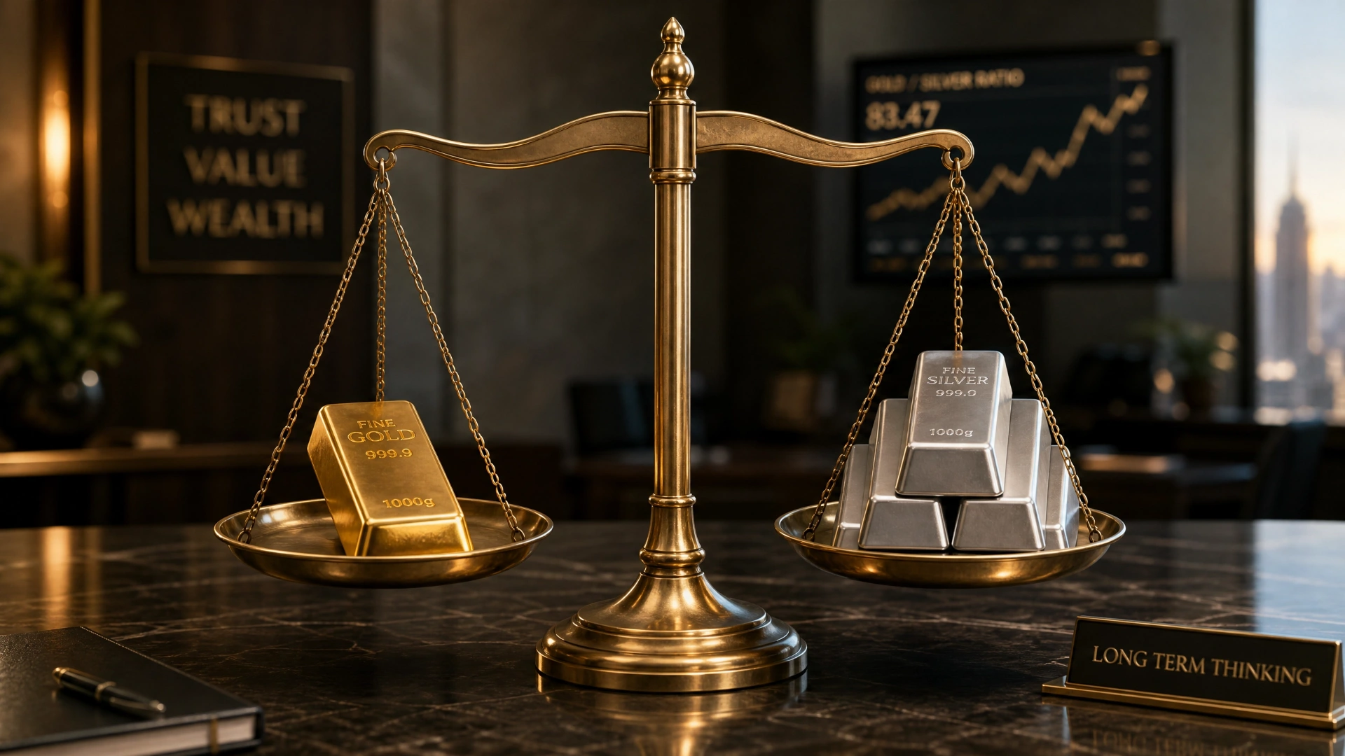 Gold-to-Silver Ratio Conceptual Balance