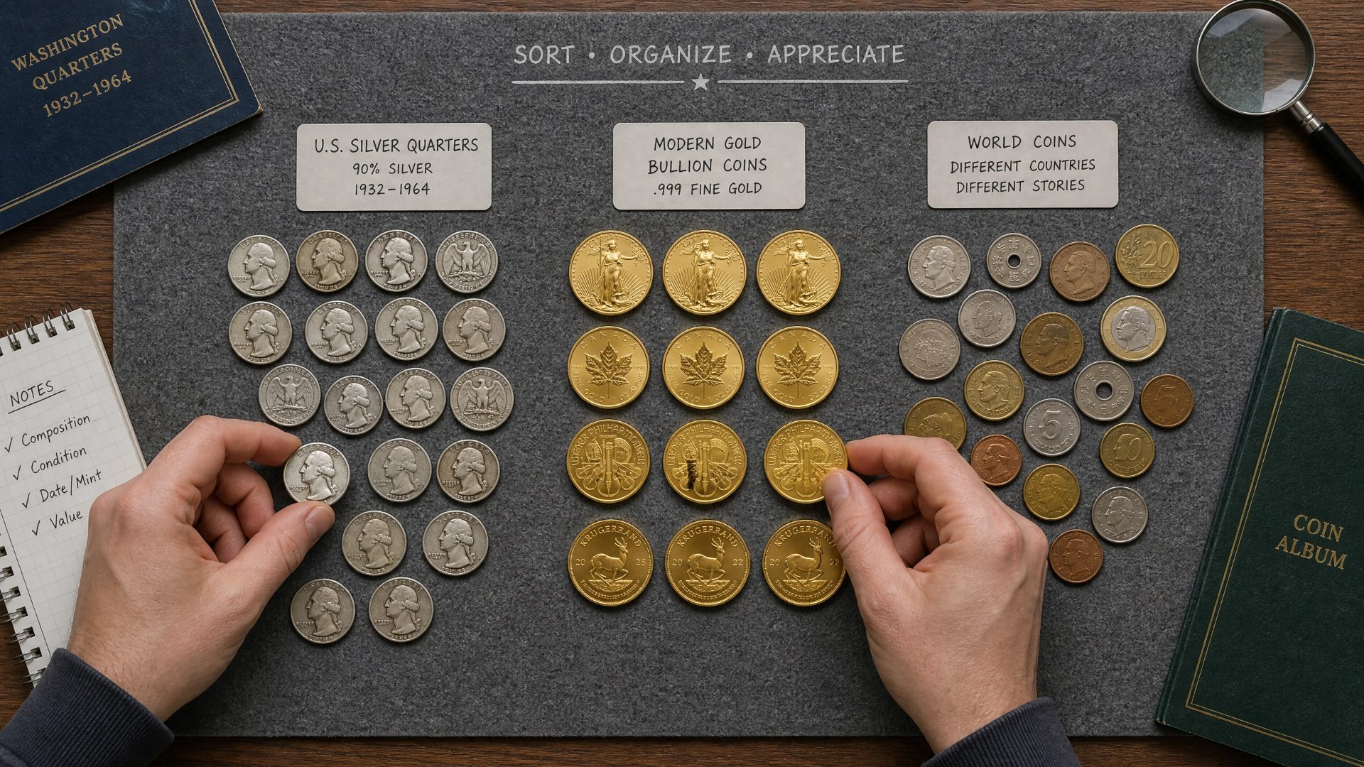 Sort and Group the Coins You Inherited
