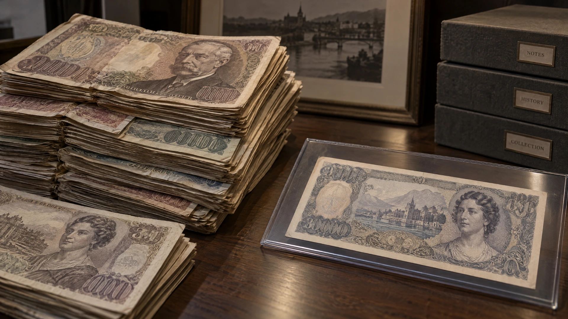 Hyperinflation banknotes