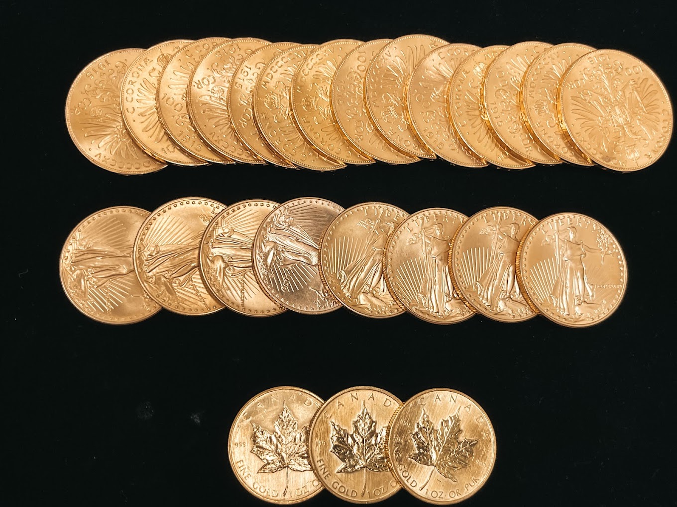 Gold coins