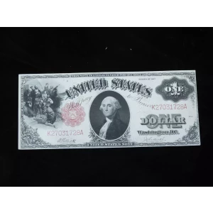 $1 1917 Small Red, scalloped Legal Tender Issues 37