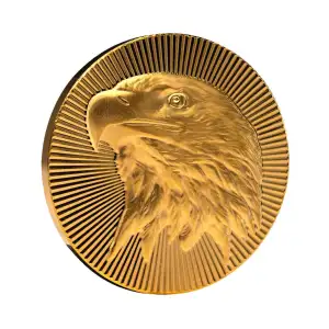 1 oz Eagle Scottsdale Stacker - Gold Round (2)