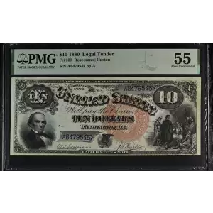 $10  Large Red with spikes Legal Tender Issues 107