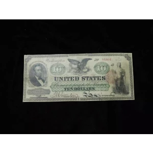 $10   Legal Size Notes The Demand Notes of 1861 6