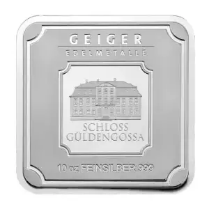 10 oz Geiger Edemetalle Fine Silver Bar  (2)