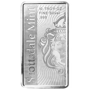 10 oz - Scottsdale Mint - Vortex Silver Bar