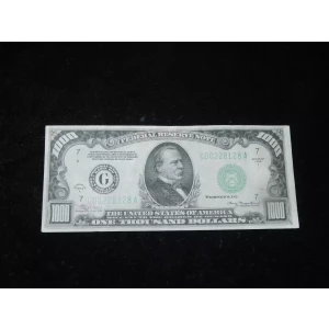 $1,000 No Series Type 2 Legal Tender Issues 186a