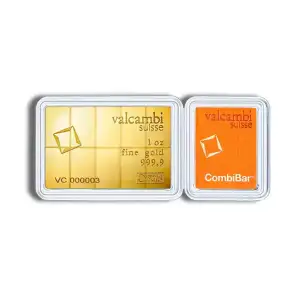 10g x 10 Valcambi Gold CombiBar