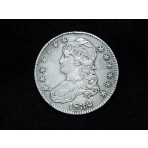 1832 50c Capped Bust Silver Half Dollar  (2)