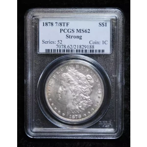 1878 7/8TF $1 Strong (5)