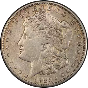 1921 $1 Morgan Silver Dollar - Circulated 