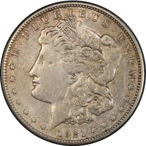 1921 $1 Morgan Silver Dollar - Circulated