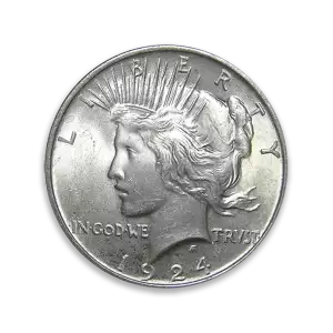 1922-1935 $1 Silver Peace Dollar - Circulated 