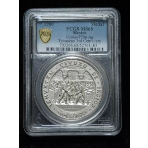 1960 Medal Grove-770a Ag Tehuacan 3rd Centenary (3)