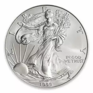 1999 1oz American Silver Eagle (2)