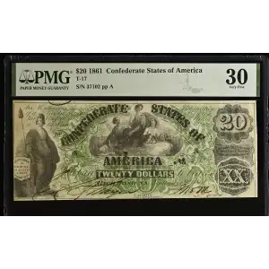 $20   Issues of the Confederate States of America CS-17