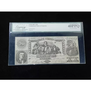 $20   Issues of the Confederate States of America CS-20