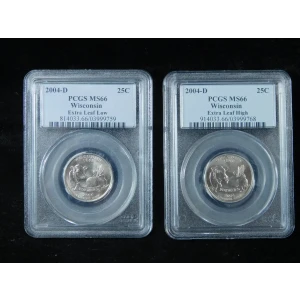 2004-D 25C Wisconsin Extra Leaf High (2)