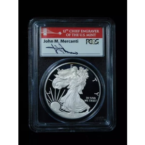 2012-S $1 Silver Eagle 75th Anniversary SF Mint Set First Strike, DCAM (2)