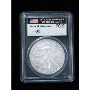 2015-W $1 Burnished Silver Eagle First Day of Issue-Washington DC Mercanti