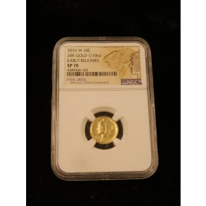 2016 24K GOLD 1/10oz EARLY RELEASES (2)