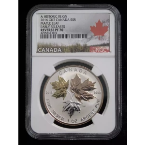 2016 GILT MAPLE LEAF EARLY RELEASES A HISTORIC REIGN