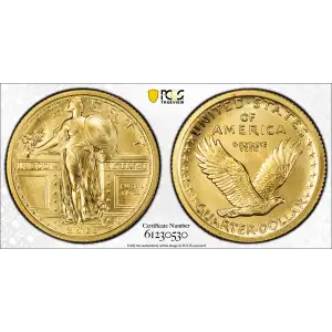 2016-W 25C 100th Anniversary Gold