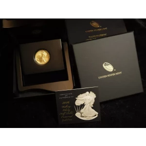 2016-W Walking Liberty Half Dollar Centennial Gold 1/2 oz .999 Gold in Box w/COA  (3)