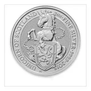 2018 2oz Silver Britain Queen's Beast: The Unicorn (3)