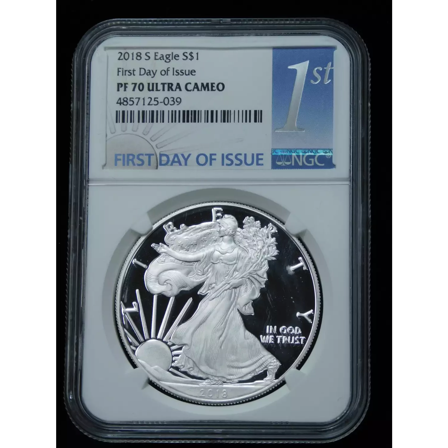 2018-S Bullion Silver Eagles NGC PF-70 ULTRA CAMEO First Day of Issue -  Copper State Coin and Bullion