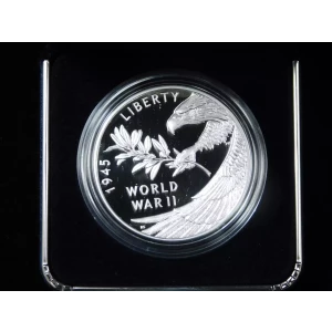 2020 End Of World War II V75 Anniversary Proof .999 Silver Medal OGP w/ COA (3)