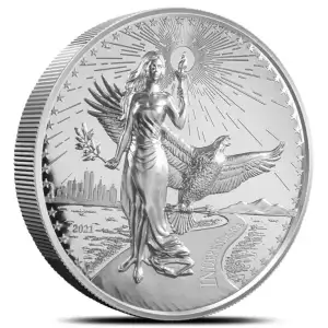 2021 10 oz Silver American Virtues Independence Proof  In Capsule (2)