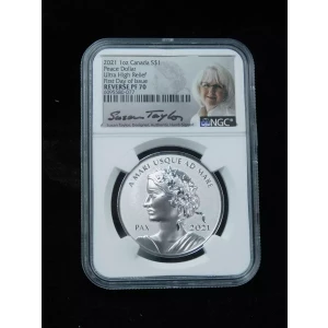 2021 1oz Peace Dollar - FDI Ultra High Relief