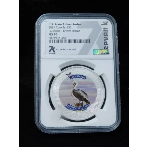 2021 Louisiana - Brown Pelican U.S. State Animal Series