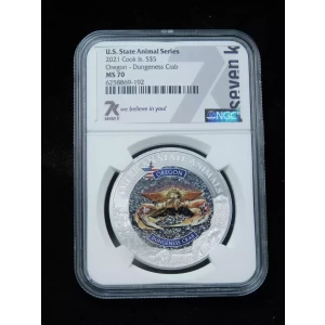 2021 Oregon - Dungeness Crab U.S. State Animal Series