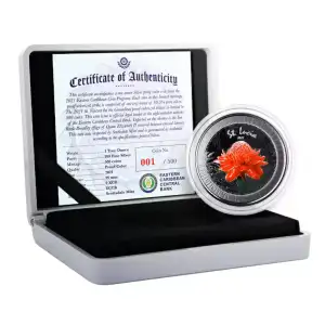 2021 St Lucia 1 oz Silver Colorized Coin