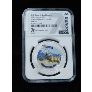 2021 Utah - Rocky Mountain Elk U.S. State Animal Series
