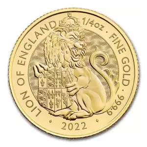 2022 1/4oz Gold Britain Queen's Beasts: The Lion (2)