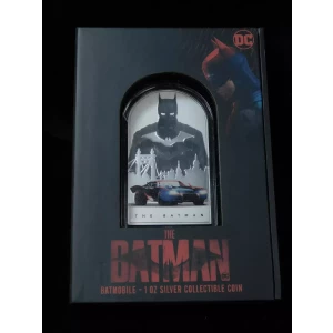 2022 $2 Nuie Batman The Batmobile Series Colorized 1 oz .999 Silver - 2022 Mintage