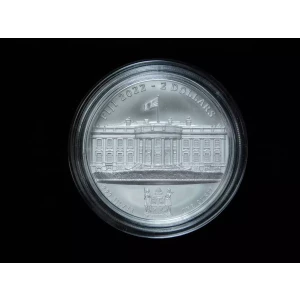 2022 Fuji $2 White house Washington DC Super High Relief 1 oz Coin in Capsule  (2)