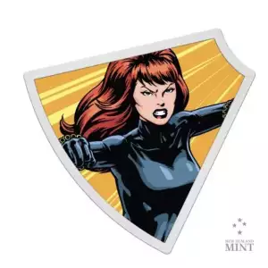 2023 $2 Marvel Avengers Black Widow .999 Silver - Limited Mintage of 1963 (2)