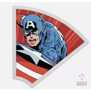 2023 $2 Marvel Avengers Captain America .999 Silver - Limited Mintage of 1963 (2)
