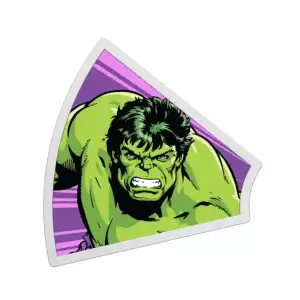 2023 $2 Marvel Avengers Hulk .999 Silver - Limited Mintage of 1963 (2)