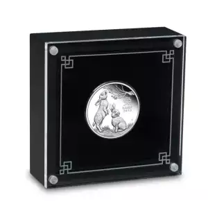  2023 Australian Lunar Series III: Rabbit Proof 1/2 oz Silver Coin -Box & COA (4)
