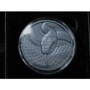 2023 Chad Black Mamba 2 oz .999 Colorized Silver Coin - 2500 Mintage  (3)