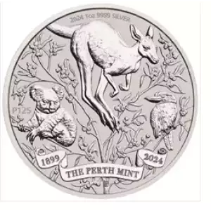 2024 1oz Silver Perth Mint 125th Anniversary Coin