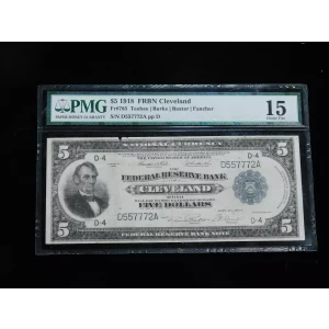 $5 1918  Federal Reserve Bank Notes 785